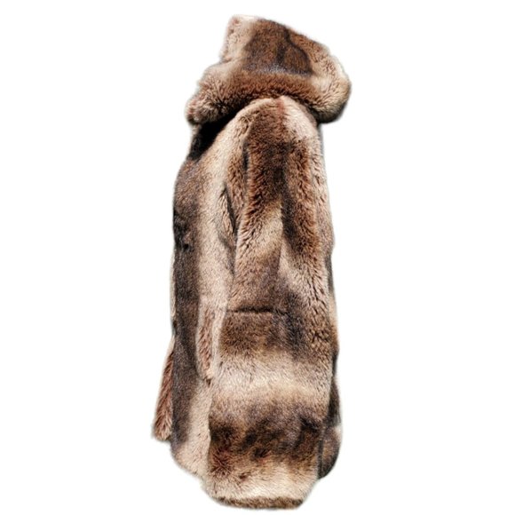 Hugo Buscati Hooded Faux Fur Coat - Picture 4 of 16